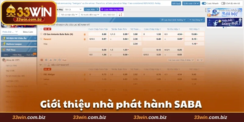 Giới thiệu nhà phát hành SABA